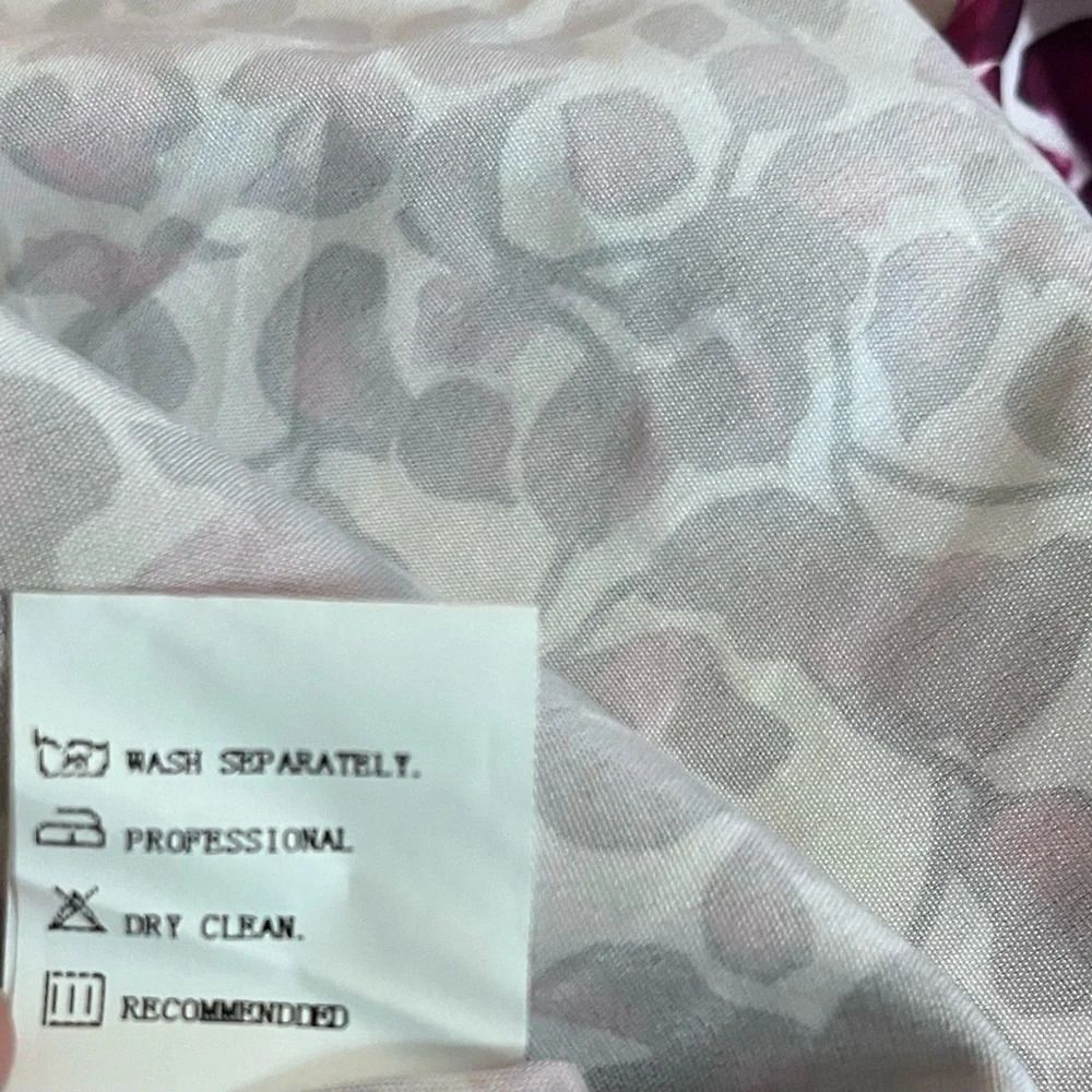 Noracora Pink Floral Button Down Top Blouse XL - Picture 4 of 5